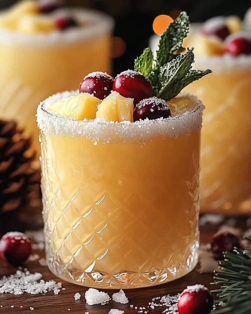 Snowy Pineapple Punch Tasty Recipes