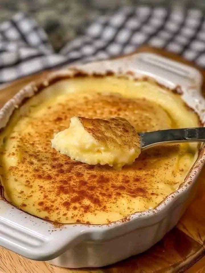 CREAMY BAKED RICE PUDDING WITH CINNAMON – Tasty Recipes